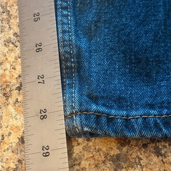 Signature Gold by Levi Strauss Blue Mens Straight Leg Jeans Tag Size 42x30 - Picture 9 of 11